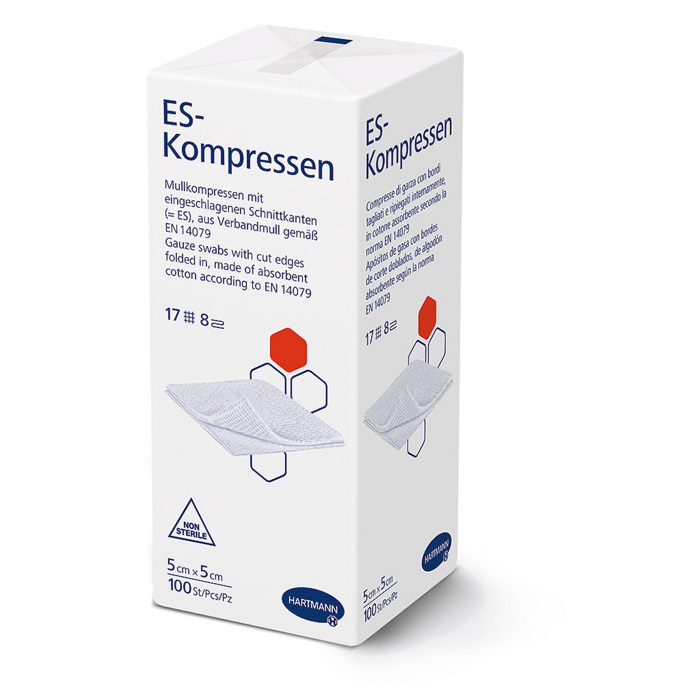 ES-KOMPRESSEN unsteril 5x5 cm 8fach