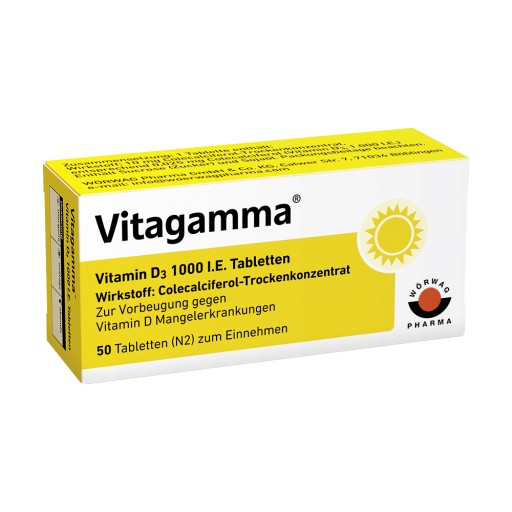 VITAGAMMA Vitamin D3 1.000 I.E. Tabletten