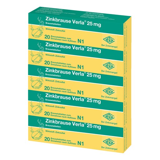 ZINKBRAUSE Verla 25 mg Brausetabletten
