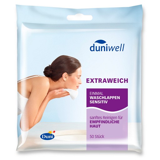 DUNIWELL Einmal Waschlappen sensitiv