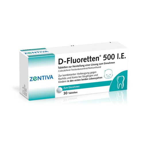 D FLUORETTEN 500 Tabletten