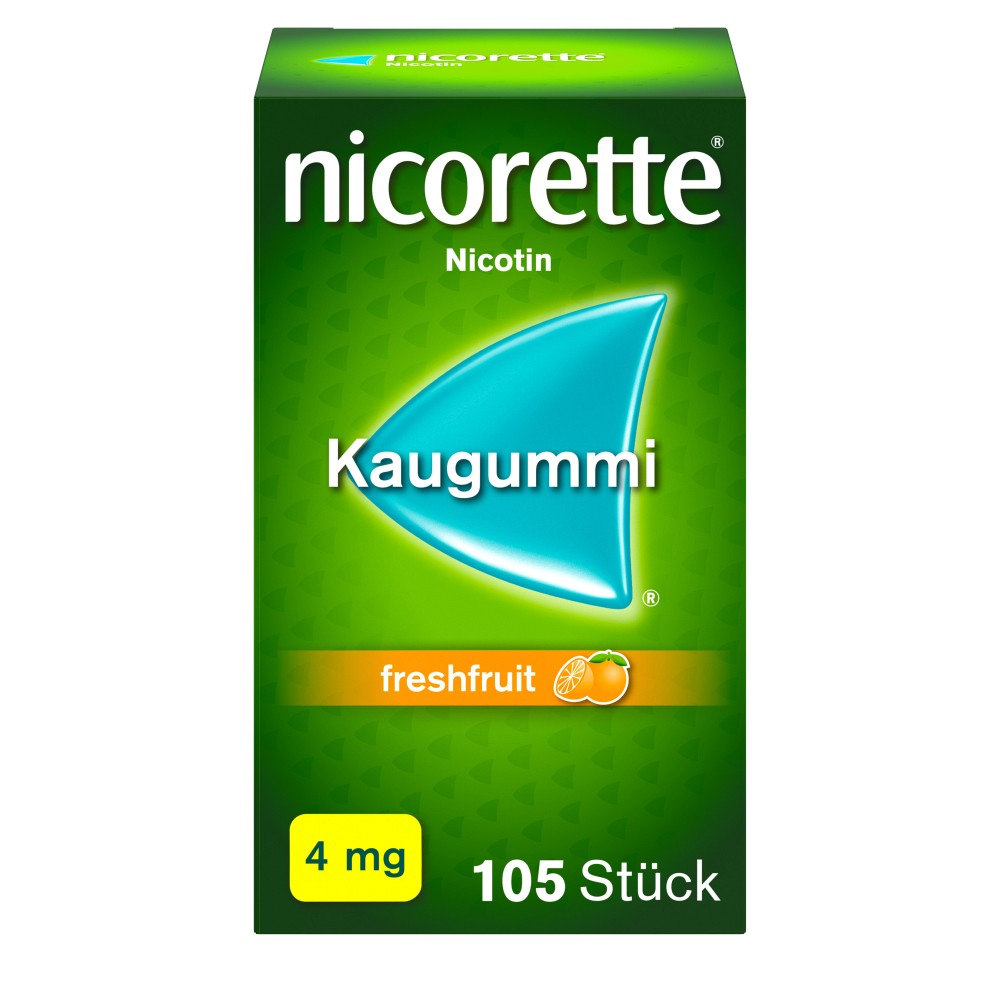 NICORETTE Kaugummi 4 mg freshfruit