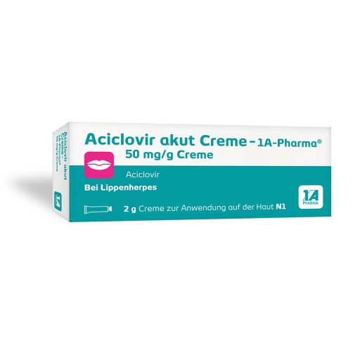 ACICLOVIR akut Creme-1A Pharma