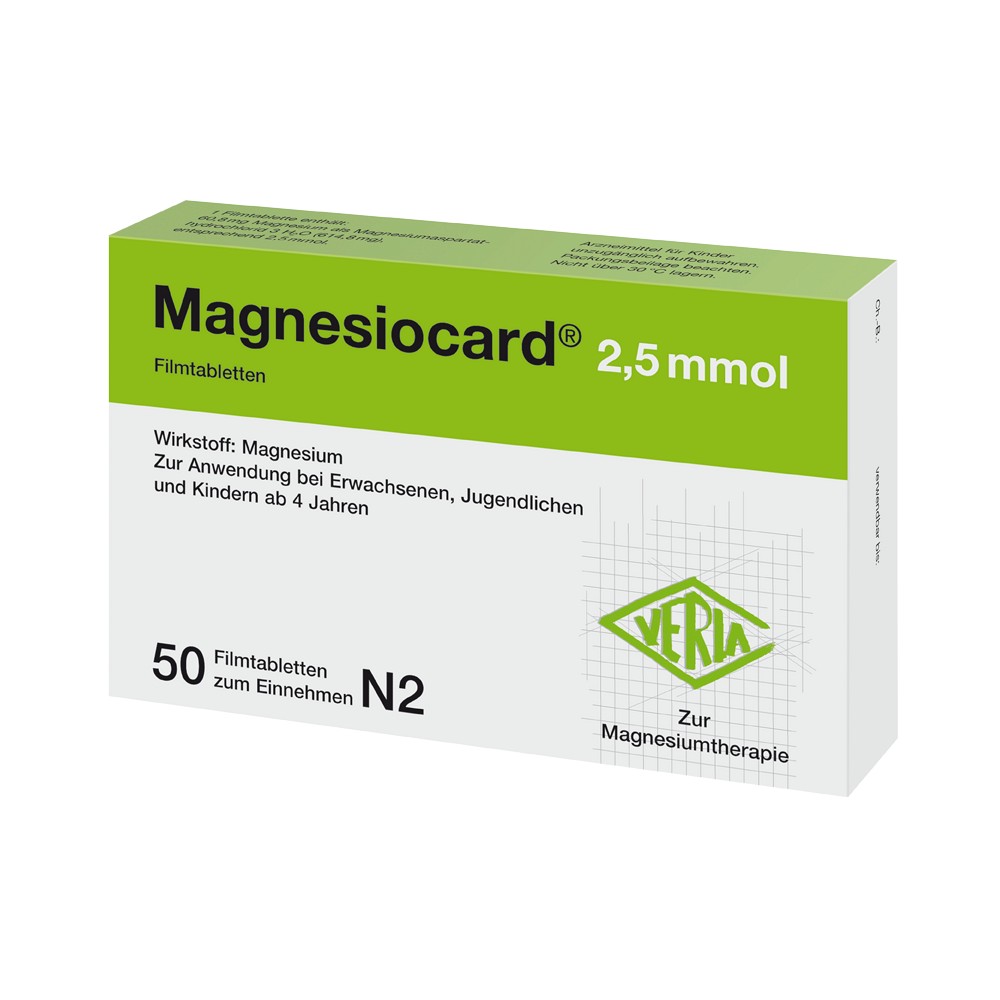 MAGNESIOCARD 2,5 mmol Filmtabletten