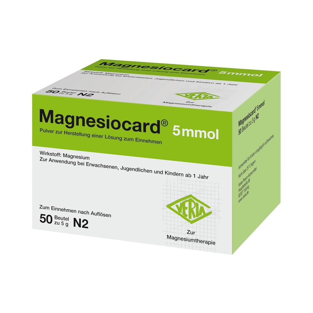 MAGNESIOCARD 5 mmol Plv.z.Her.e.Lsg.z.Einnehmen