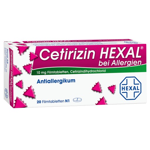 CETIRIZIN HEXAL Filmtabletten bei Allergien