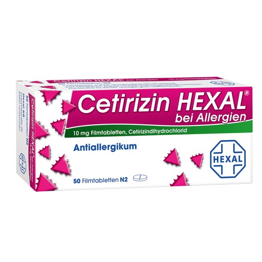 CETIRIZIN HEXAL Filmtabletten bei Allergien