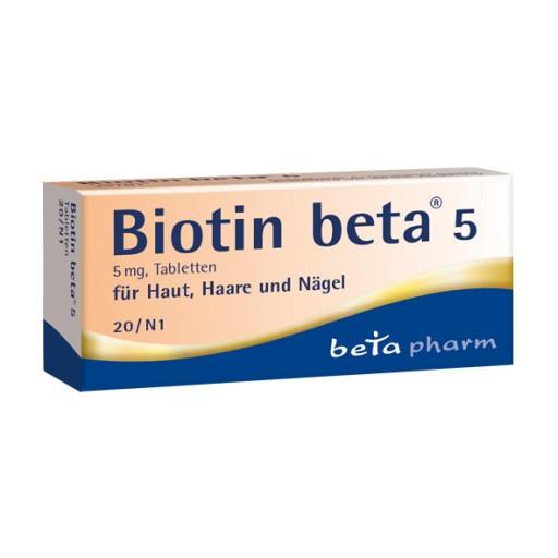 BIOTIN BETA 5 Tabletten