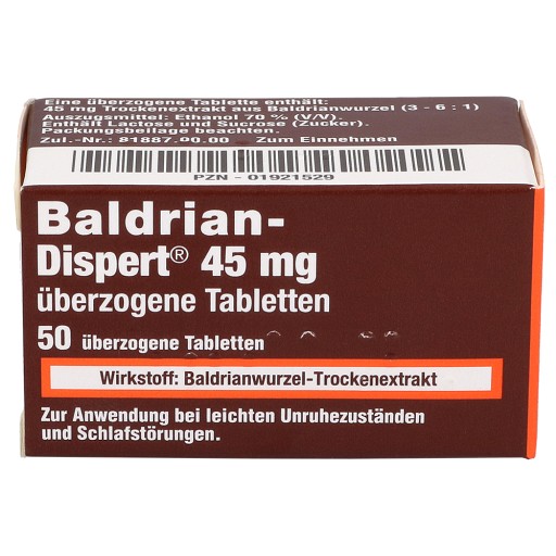 BALDRIAN DISPERT 45 mg überzogene Tabletten