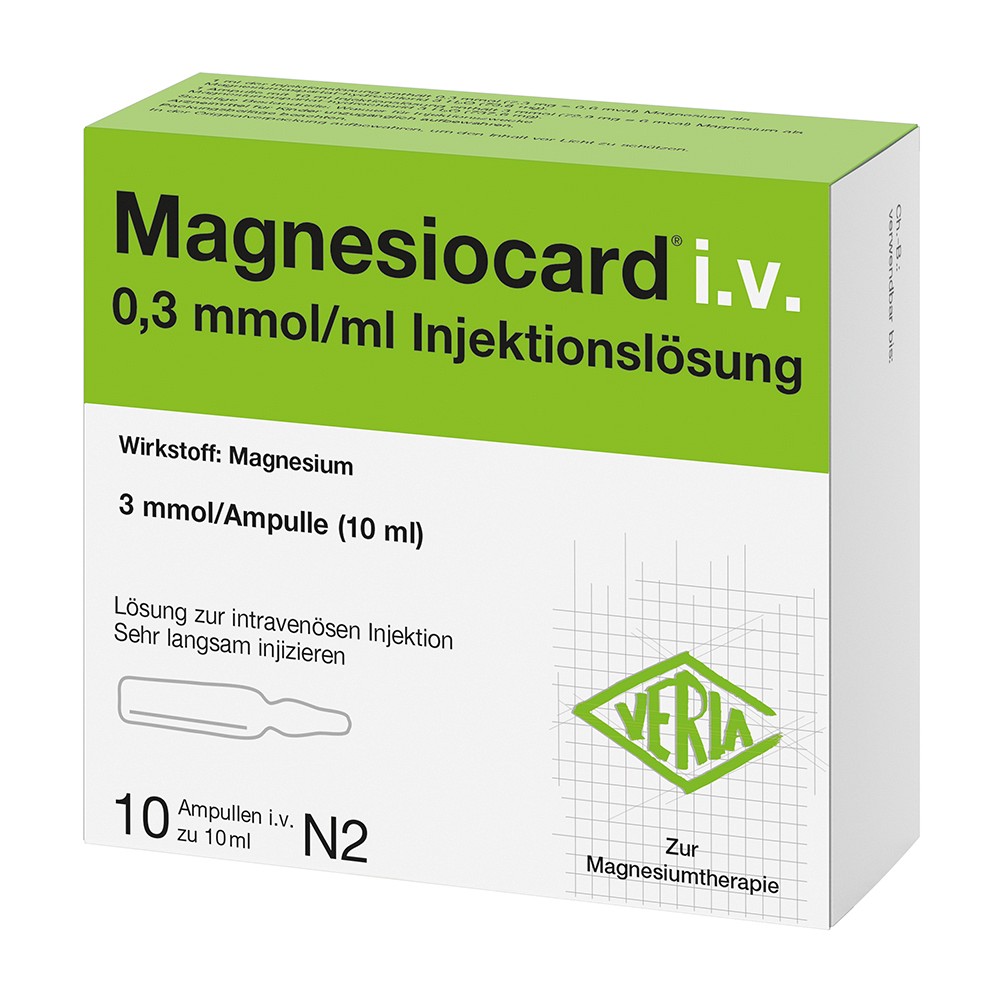 MAGNESIOCARD i.v. Injektionslösung - 10X10ml