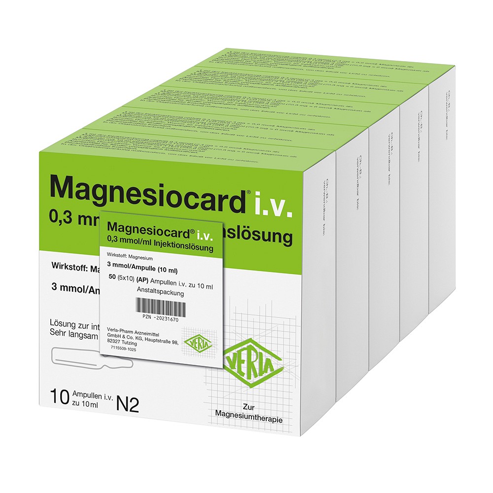 MAGNESIOCARD i.v. Injektionslösung - 50X10ml