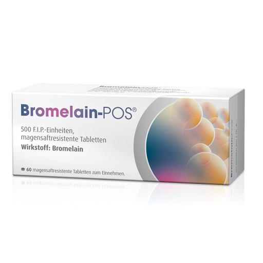 BROMELAIN POS magensaftresistente Tabletten