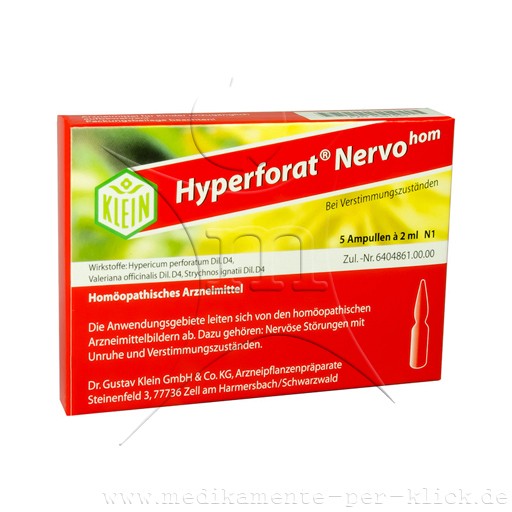 HYPERFORAT Nervohom Injektionslösung
