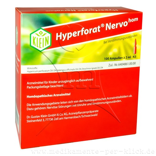 HYPERFORAT Nervohom Injektionslösung