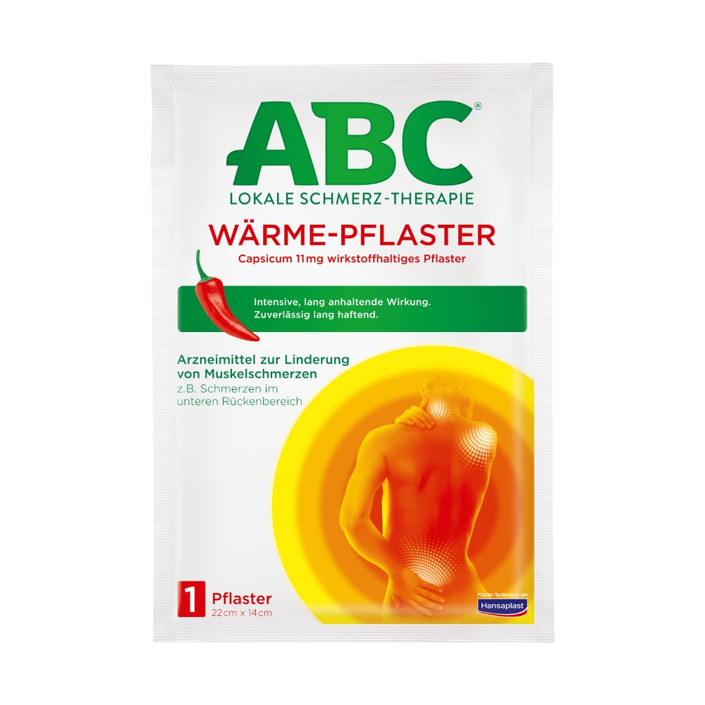 ABC Wärme-Pflaster Capsicum Hansaplast med 14x22