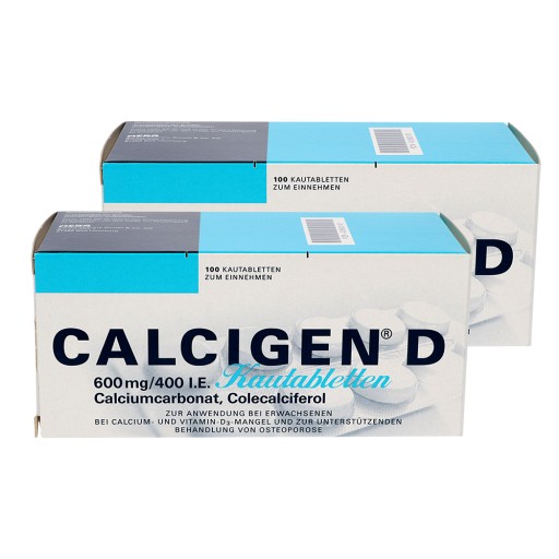 CALCIGEN D 600 mg/400 I.E. Kautabletten