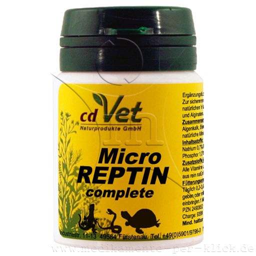 MICROREPTIN complete vet.