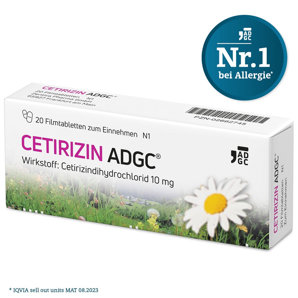 CETIRIZIN ADGC Filmtabletten