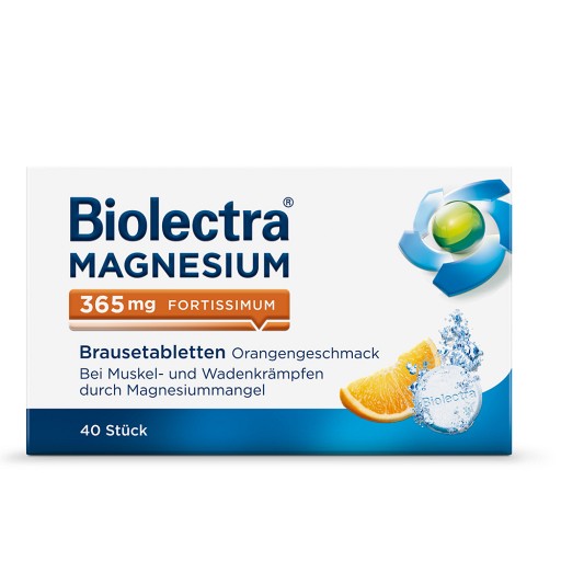 BIOLECTRA Magnesium 365 mg fortissimum Orange