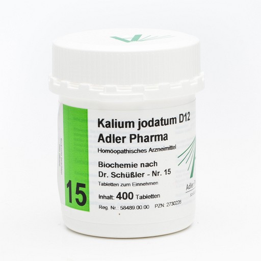 BIOCHEMIE Adler 15 Kalium jodatum D 12 Tabletten
