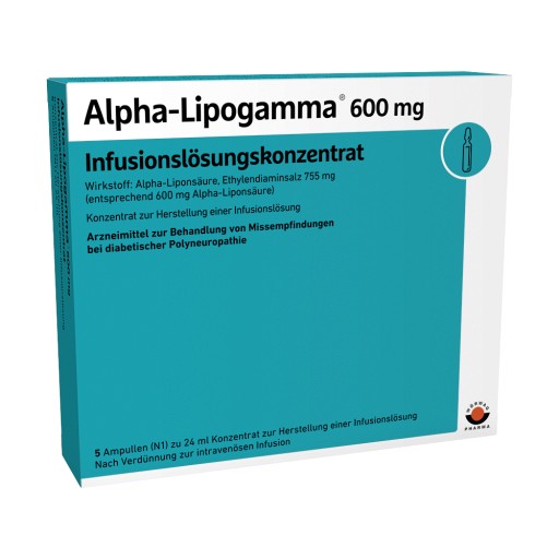 ALPHA-LIPOGAMMA 600 mg Infusionslsg.-Konzentrat