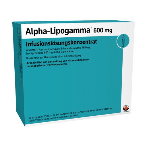 ALPHA-LIPOGAMMA 600 mg Infusionslsg.-Konzentrat