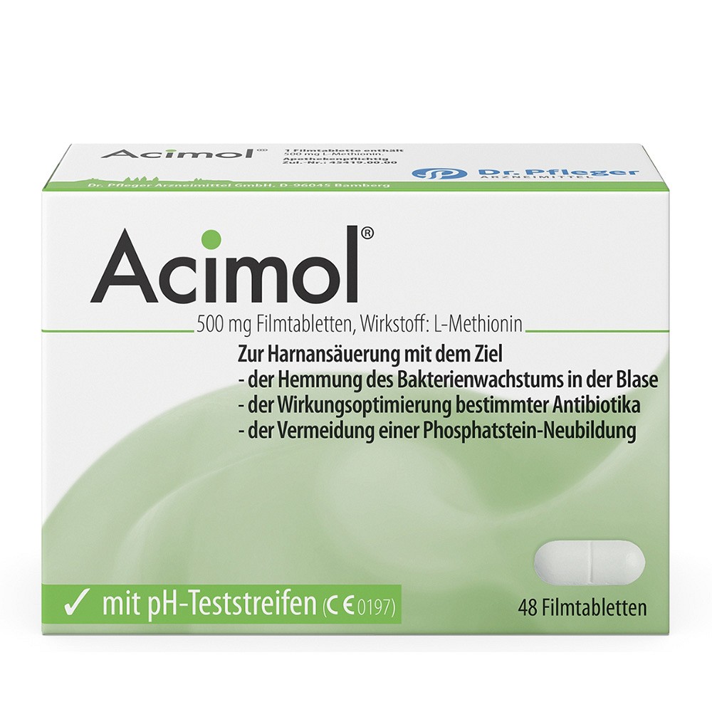 ACIMOL mit pH Teststreifen Filmtabletten