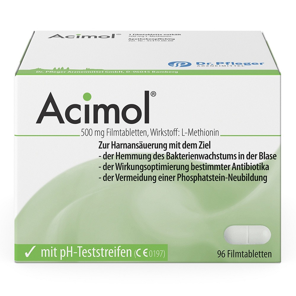 ACIMOL mit pH Teststreifen Filmtabletten