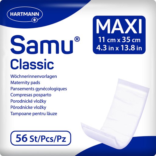 SAMU Wöchnerinnen Vorlagen Classic maxi 11x35 cm