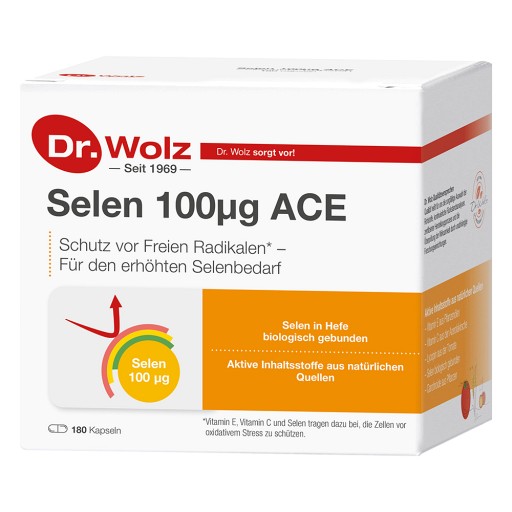 SELEN ACE 100 µg 180 Tage Kapseln