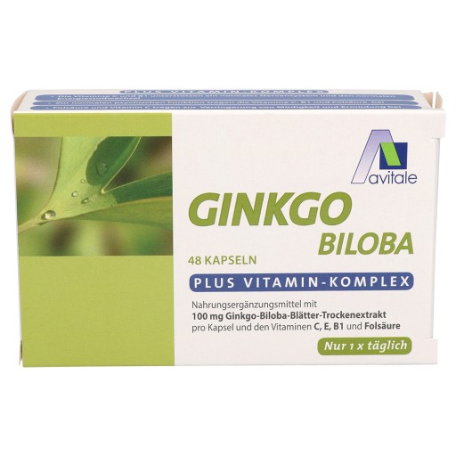 GINKGO 100 mg Kapseln+B1+C+E