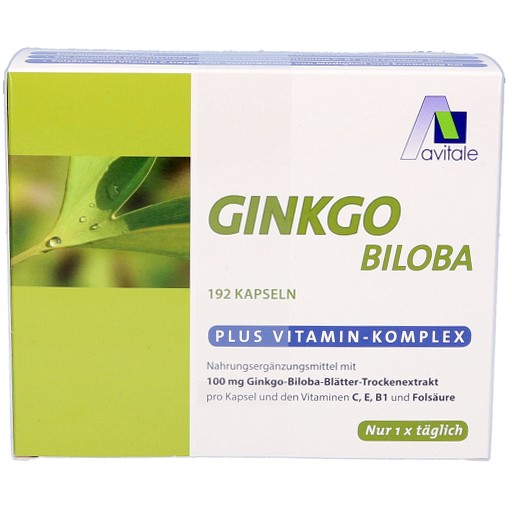 GINKGO 100 mg Kapseln+B1+C+E