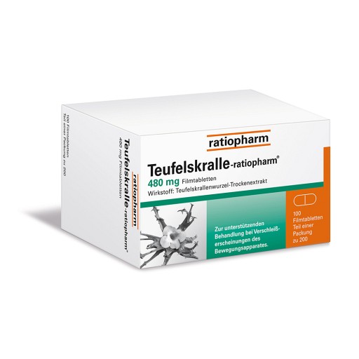 TEUFELSKRALLE-RATIOPHARM Filmtabletten