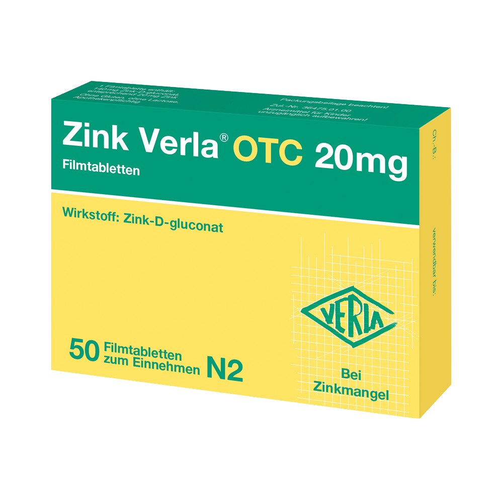 ZINK VERLA OTC 20 mg Filmtabletten