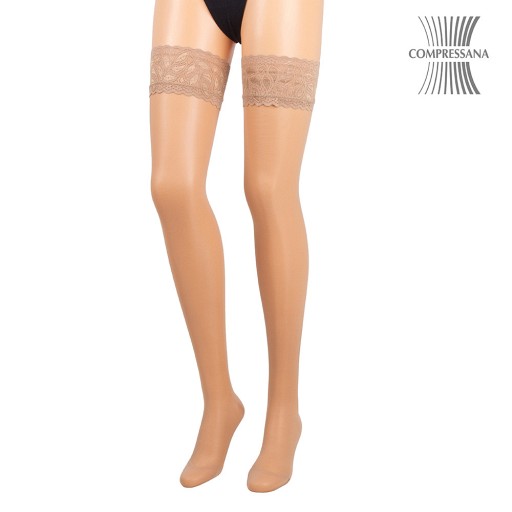 COMPRESSANA Calypso 140den Sch.Str.Gr.3 SHB silk - 2St - Feinstützstrümpfe