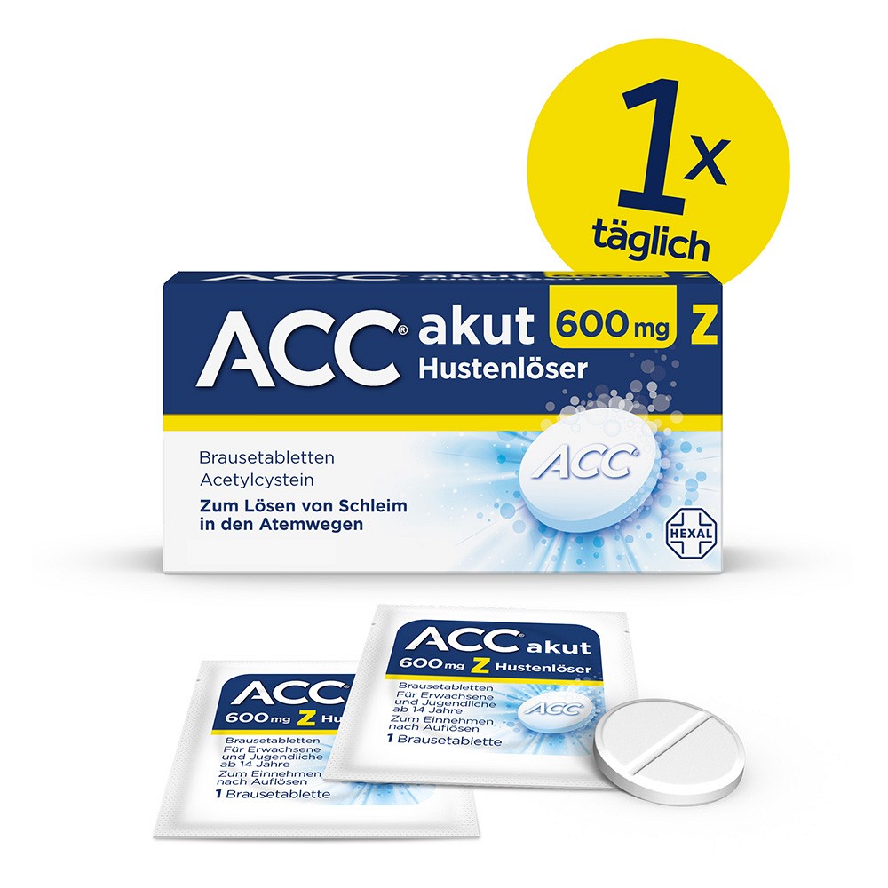 ACC akut 600 Z Hustenlöser Brausetabletten