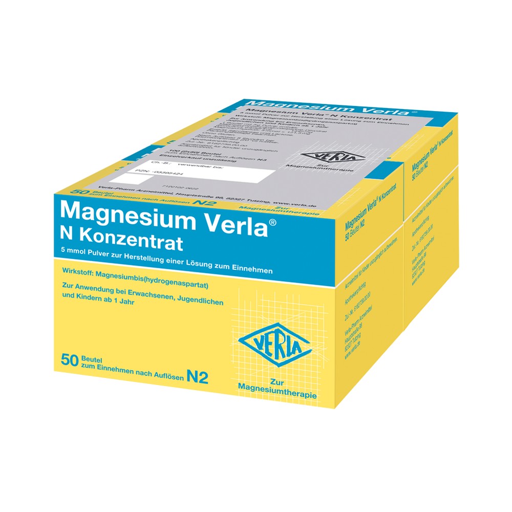 MAGNESIUM VERLA N Konzentrat Plv.z.H.e.L.z.Einn.