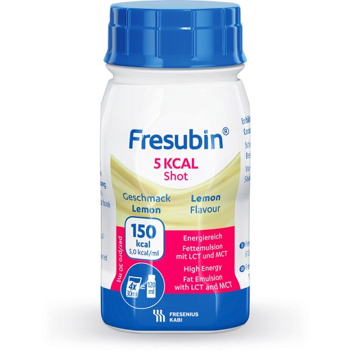 FRESUBIN 5 kcal SHOT Lemon Lösung - 4X120ml