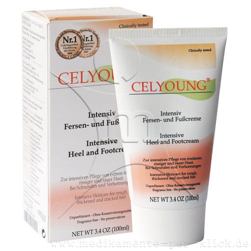 CELYOUNG Intensiv Fersen- und Fußcreme