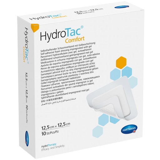 HYDROTAC comfort Schaumverband 12,5x12,5 cm steril - 10St