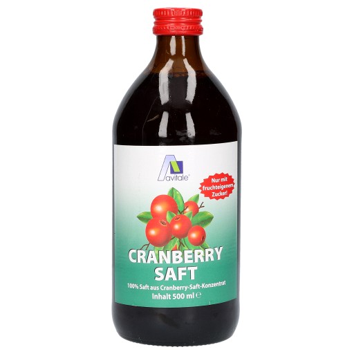 CRANBERRY SAFT 100% Frucht