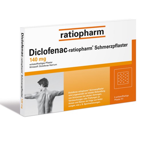 DICLOFENAC-ratiopharm Schmerzpflaster