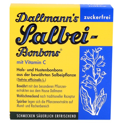 DALLMANN'S Salbei Bonbons zuckerfrei