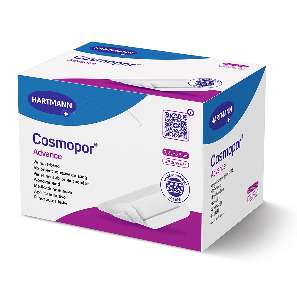 COSMOPOR Advance Wundverband 5x7,2 cm