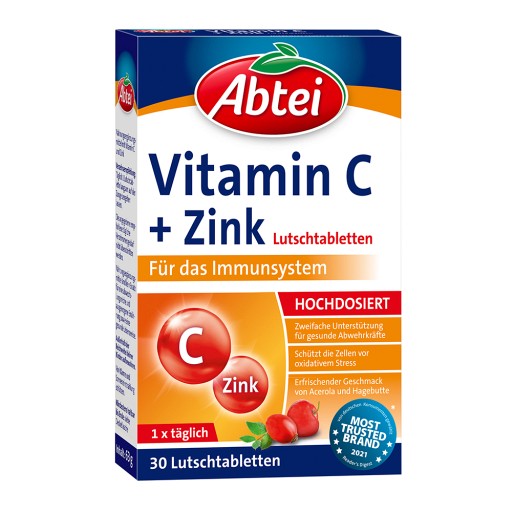 ABTEI Vitamin C plus Zink Lutschtabletten