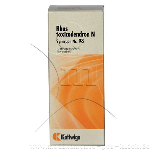 SYNERGON KOMPLEX 98 Rhus toxicodendron N Tropfen