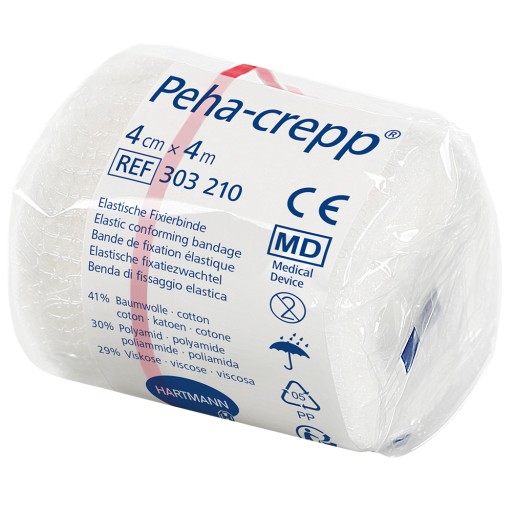 PEHA CREPP Fixierbinde 4 cmx4 m - 1St