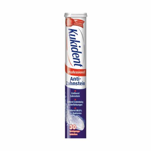 KUKIDENT Anti Zahnstein Tabletten - 30St - Pflegeprodukte für die Dritten