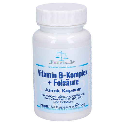 VITAMIN B KOMPLEX+Folsäure Junek Kapseln