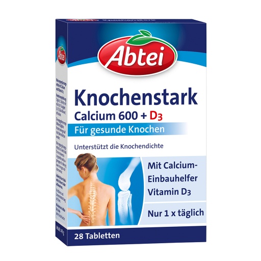 ABTEI Knochenstark Calcium 600+D3 Tabletten